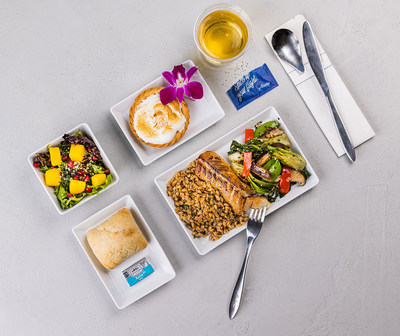 Alaska Airlines' Marinated Miso Cod entrée.